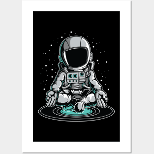 Astronaut Mediating Posters and Art